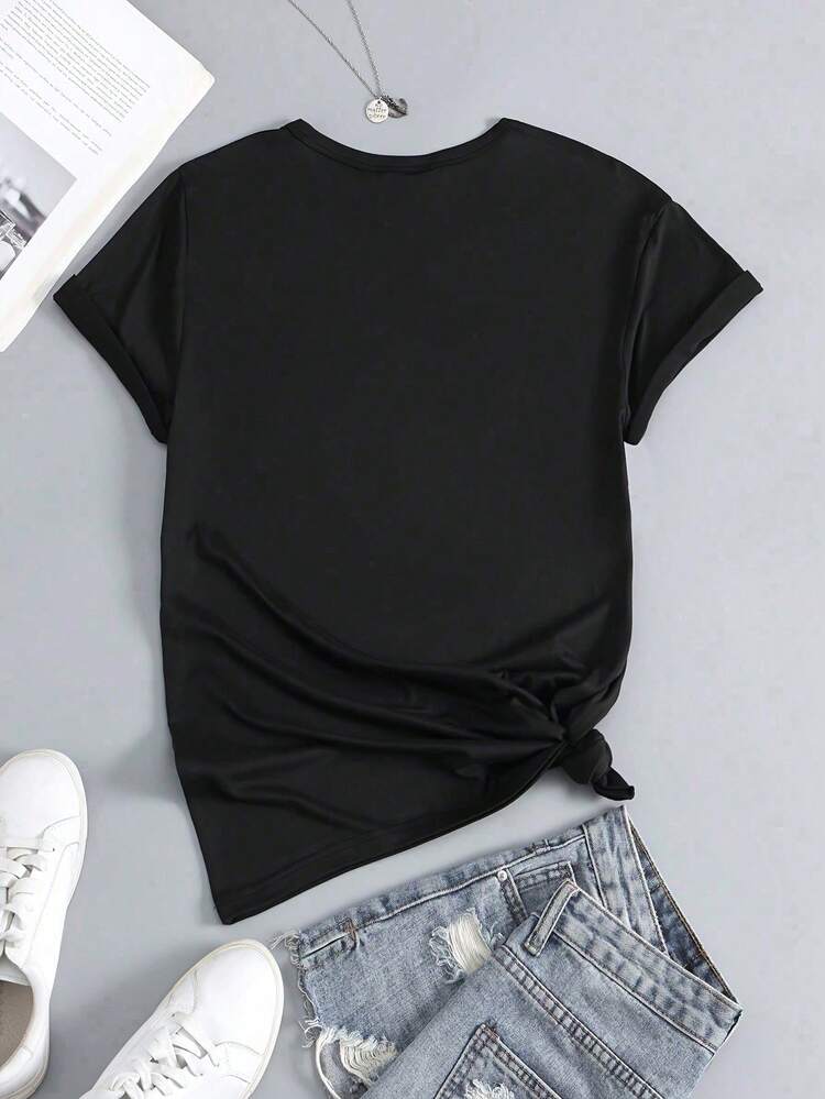 Women T-Shirts - Black - View 3