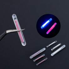 Red & Blue Fishing Floats With Glow Stick Accessory For Night Fishing