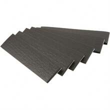 Almohadillas de Agarre Antideslizantes Autoadhesivas SoftTouch - (6 piezas), Tira de 1 x 4 - Negro - 10,16 cm x 12,7 cm - Ver 2