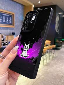 pokemon 1 Stück Pokemon minimalistisches weiches Smartphone Hülle, kompatibel mit OPPO//GalaxyS22/S23/S24Ultra/, original handbemalte weiche Schutzhülle, stoßfestes Design, geeignet als Geschenk für Freundin zu Feiertagen