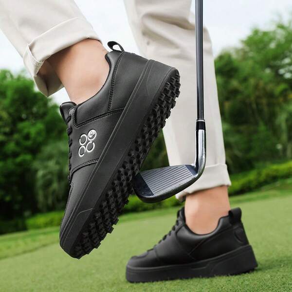 Professional Women's Golf Shoes, Pink Golf Athletic Shoes, Breathable Golf Sports Shoes, Non-Slip Golf Shoes, Comfortable Golf Sneakers, Women's White Sports Shoes, Unisex Couples Golf Athletic Shoes