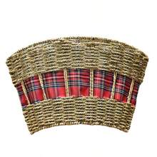 Weihnachtsbaum Kragen, landhausstil handgewebter Baumkorb als Basis Abdeckung, Bauernhaus Weihnachtsdeko Baumrock Ring, geeignet für künstliche Bäume. Von gewebten Mustern bis hin zu konischen Designs, diese Weihnachtsbaumunterlage kann zu jedem Weihnachtsbaum passen