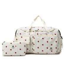 Large Capacity Mother-Child Bags Set, Fashionable Corduroy Women's Crossbody Shoulder Bags, Student Dorm Bag, Training Bag, Travel Luggage Bag, Overnight Bag, Men's Flight Bag, Vacation Bag, Gym Bag Bag For School School Accessories School Stuff