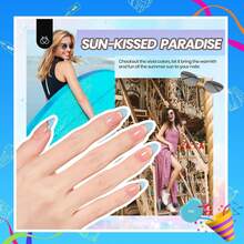 Beetles Gel Nail Polish Kit With U V Light 97Pcs Travel Holiday 45 Colors Gel Polish Set With Nail Stamp Nail Tips Base Top Coat All Season Gel Polish Starter Kit Gift For Women - 0 - 32 種顏色四季光輝 - 查看 3