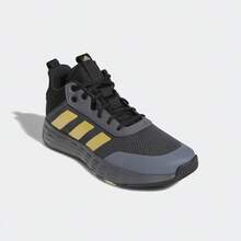 Adidas Men OWNTHEGAME 2.0 Basketball Shoes Casual Sports Running Shoes GW5483 - Black and White - View 4