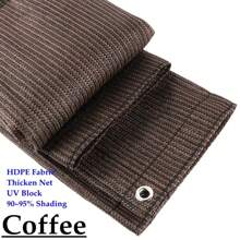 Tewango 95% High Quality Anti-UV HDPE Sun Shade Net Pergola Canopy Sunshade Sails Garden Fence Netting Balcony Privacy Screen