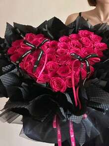 1 Set Bouquet Heart-Shaped Shaper Flower Arrangement Holder Bouquet Holder Floral Arranger Tool Shaper - White - View 8