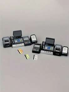 7pcs Miniature Supermarket Checkout Counter Set, Plastic Material, Teen Creative Toy, No Power Required, Suitable For Party, Holiday Gift (Needs Self-Assembly) - Multicolor - View 9