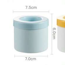 1pc Round Ice Cube Tray, Silicone Mold Holds 60 Ice Cubes, Easy Release Mold For Kitchen Use
