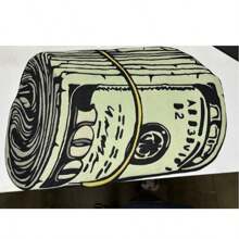 Washable And Anti-Slip Carpet With Creative Dollar Bill Pattern, Suitable For Bedroom, Dressing Room And Entrance, Soft Home Decor, Soft Absorbent Mat For Entry Decoration, Home Decor, Decorative Doormat Back To School
