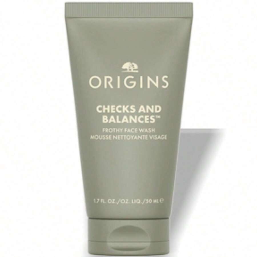 Origins Checks And Balances 男女通用泡沫洁面乳，平衡干性及油性肌肤洁面乳，1.7 盎司/50 毫升 - 彩色 - 查看 1