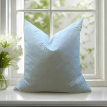 1/2个白色方形枕芯，柔软蓬松的抱枕芯，100%纯棉枕套，填充物为白羽绒和鹅绒，适用于沙发、客厅、卧室装饰（21x21英寸/20x20英寸/18x18英寸/14x21英寸） - 白色 - 查看 18