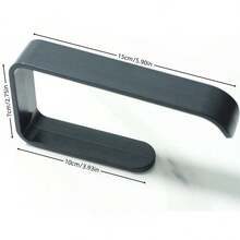 1/2pcs Toilet Paper Holder Bathroom Wall Mounted Paper Holder Practical To Stick WITHOUT DRILLING With Double-Sided Tape - Multicolor - View 7