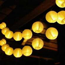 1 Stück 5M10LED/8M20LED Solar Lichterkette in Weiß, warmweißes Licht, mit 8 Beleuchtungsmodi, geeignet für Garten, Party, Hochzeit und Hofbereich Dekoration