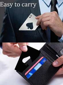 Personalized Bottle Opener, Poker Gift, Poker Bottle Opener, Customized Name And Date Groomsmen Gift, Ace Of Spades Bottle Opener, Personalized Name Bottle Openers, Engraved Beer Bottle Opener, Groomsmen Proposal, Best Man Gift - Multicolor - View 6