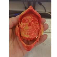 1pc 3D Printed Mechanical Girl Desktop Ornament, Transformable Desk Toy, Crafts Gift For Men, Collectible (Note: Due To 3D Printing, Color May Vary Slightly From The Actual Product)