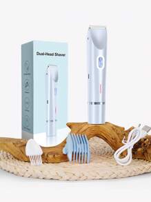 Multifunctional Shaver Rechargeable Electric Hair Removal Trimmer For Men And Women - Dual Head Shaver With USB Charging, Painless Wet And Dry Use 400mAh