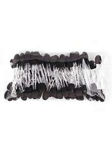 10/20/50Pcs Nail Art Brush Double Sided Chrome Pink Black Multifunctional Nail Brush Nail Powder Applicator Sponge Sticks Nail Supplies Equipment Coloring Tool