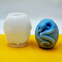 Stampo per candele in silicone di forma elegante a serpente
