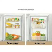 1 pieza Caja de almacenamiento para refrigerador, organizador de frutas y verduras