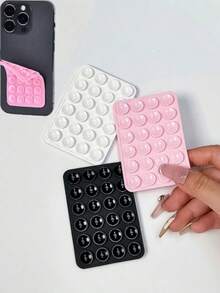 1 Piece 28-Piece Silicone Suction Cup Phone Holder - For Selfies And Videos, Strong Grip, Compatible With IPhone And Android - Sticky Silicone Holder, Suitable For Makeup Use, Ideal Video Recording And Photography Tool,For School Supplies,Back To School - Multicolor - View 2