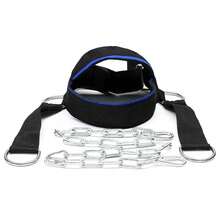 1pc Head And Neck Training Harness With Chain Strengthen Neck And Chin Muscles With Weight Lifting Exerciser Straps Gym Accessories, Sport, Gym, Home Exercise, Sport Accessories, Gym Accessories, CrossFit Accessories - Blue - View 2