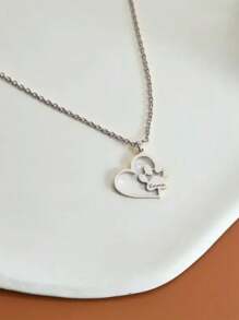 Colar Memorial Personalizado com Nome Gravado em Aço Inoxidável, Joias Personalizadas para Amantes de Animais de Estimação, Presente para o Dia dos Namorados, Natal, Dia das Mães