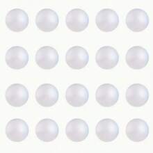 20 Stücke 5,8 cm weiße solide Schaumstoffbälle, Polyethylenmaterial, geeignet für Lern-DIY Bastelprojekte, Kunst, Handwerke, Familien, Partydekoration, Malerei-DIY, Weihnachten, Halloween, Kurban-Bayram-Fest