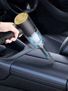 Aspirateur sans fil 3-en-1 avec une forte aspiration - à main, rechargeable et polyvalent pour une utilisation dans la voiture, le bureau ou la maison - comprend un suceur plat et des accessoires, finition dorée rose, longue durée de vie de la batterie, idéal pour la poussière, les débris et les poils d'animaux, aspirateur pour voiture, accessoires pour voiture