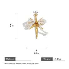 1 pieza Accesorio de joyería Colgante de lazo con cristal trenzado con forma de copo de nieve chapado en oro de acero inoxidable, adecuado para uso diario de mujeres