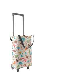 Large Capacity Waterproof Folding Shopping Trolley Bag, Durable Oxford Fabric, Portable Grocery Cart With 88.18LB Load Capacity, Leak-Proof Square Shape With Wrist Strap For Graduation Season, Supermarket, Shopping Cart, Drag Wheel