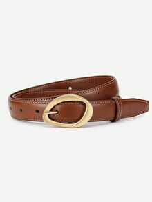 1/2pcs New Women Buckle Waist Belt, Fashionable Slimming, Suitable For Jeans And Pants - Multicolor - View 7