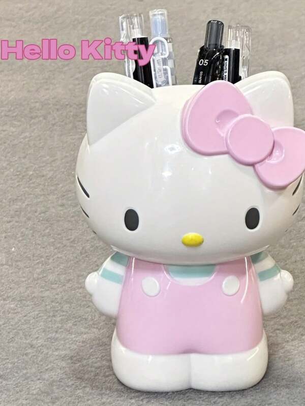 Sanrio 1 Stück Sanrio für Hello Kitty & My Melody Multifunktions-Aufbewahrungskoffer – leichtes PVC, Cartoon-Schreibtisch-Organizer für Stifte, Make-up-Pinsel und Accessoires, ideales Weihnachtsgeschenk, Geschenkartikel | verspieltes Design ), langanhaltend Organizer, Schreibtisch-Lagerungsorganizer