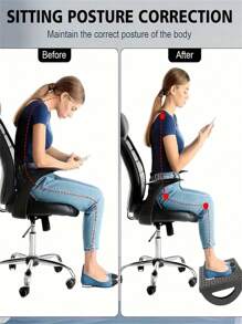 1 pièce Repose-pied de bureau, repose-pied sous le bureau, tabouret pour les jambes, repose-pied anti-fatigue ergonomique