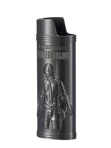 1 pieza Estuche de metal con relieve para encendedor de supervivencia en el campo de batalla, apto para encendedor BIC J6 de tamaño completo - Funda para encendedor de moda y duradera, estuche de metal con relieve de supervivencia en el campo de batalla, a prueba de viento, minimalista, vintage, duradero - Multicolor - Ver 13