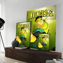 1 件墙面艺术海报可选框架流行无敌第 2 季原子前夜经典复古海报装饰画墙艺术白色牛皮纸卡哇伊房间装饰 - 彩色 - 查看 3