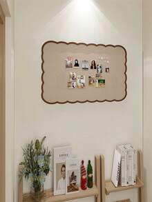 1pc Self-Adhesive Memphis Style Bulletin Board, Can Hold Photos, Sticky Notes, Foldable Display Board For Office, Home, Classroom, Suitable For Memo, Study Plan, Photo DIY, Notice, Classroom Information, School Supplies,Back To School, Cork Board, Pin Board, Vision Board - Multicolor - View 1