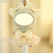 1pc Apricot Tulle Skirt Dress Clothes, Suitable For 17cm 1st/2nd/3rd Generation Dolls, Party Costume Accessories (Doll Not Included)