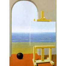 1pc/3pcs Wall Arts Posters Optional Frame Modern Surrealism Rene Magritte Classic Artwork Reproduction Posters And Print Canvas Painting Wall Art Picture For Living Room