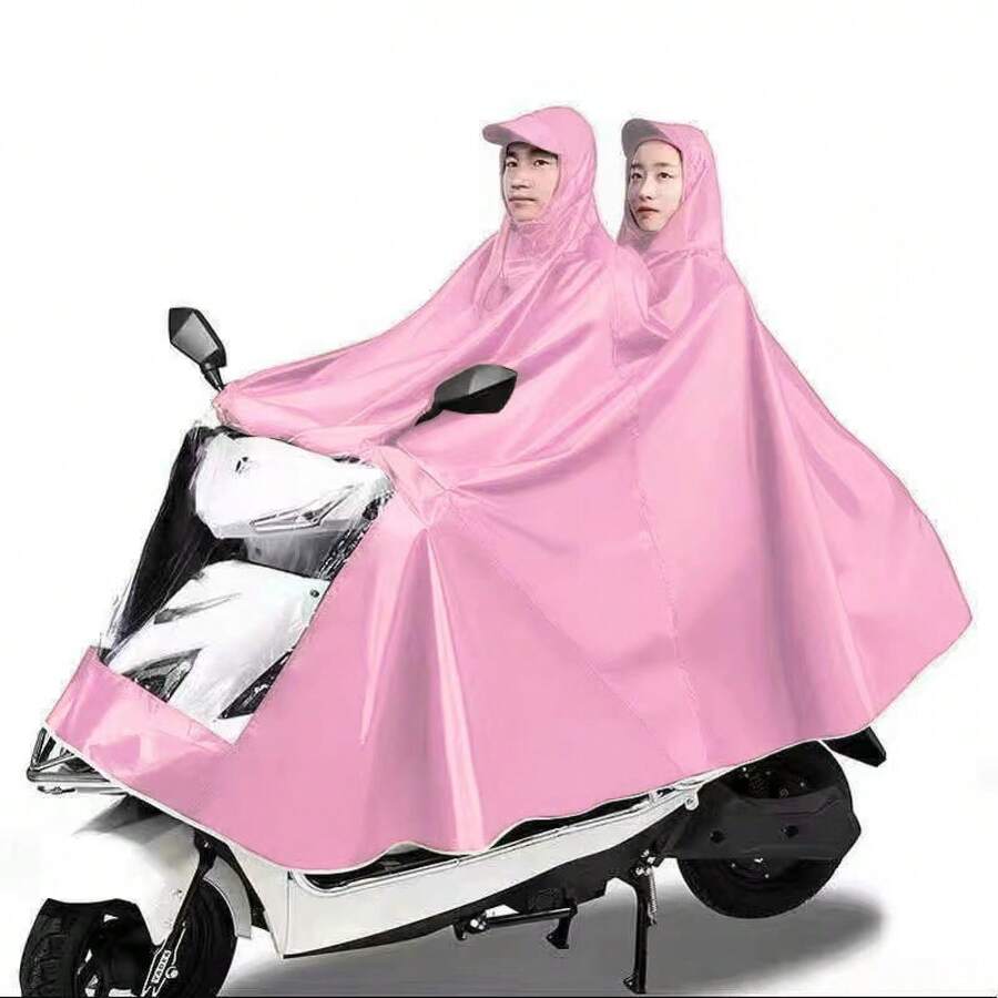 Raincoat - Oxford Double Thick Pink - View 1