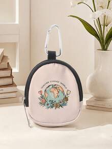 1 chiếc ví đựng thẻ hình phi hành gia, túi nhẹ có kẹp, thích hợp đựng tiền xu, thẻ, đồ trang sức, chìa khóa, tiện lợi khi sử dụng hàng ngày, món quà hoàn hảo cho bé gái và bé trai - Nhiều màu - Xem 12