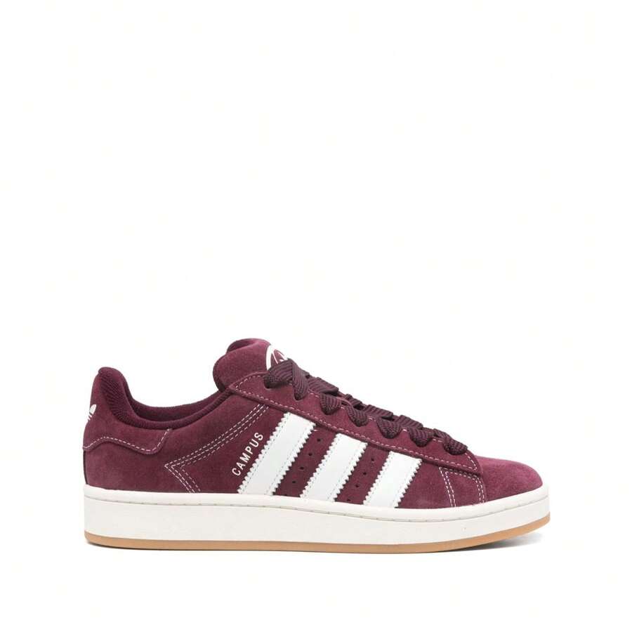 Adidas Campus 00s Women's Sneakers Maroon / Core White / Maroon JS2761 - 酒紅色/核心白/酒紅色 - 查看 1