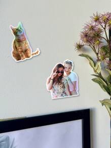 Custom Couples Stickers, Boyfriend Stickers, Girlfriend Stickers, Husband Stickers, Wifey Stickers,Photo Sticker, Family Photo Sticker, Journal Sticker, Custom Picture Sticker,Back To School Gift.