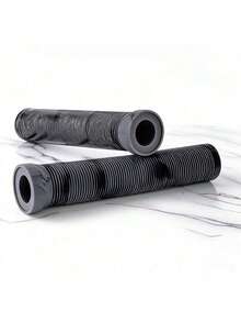 [防震防滑] 防震防滑自行车车把握把 138 毫米 X 22.2 毫米纹理橡胶，增强控制力，九种鲜艳颜色自行车握把适合所有骑手