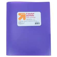 2 Pocket Plastic Folder With Prongs - Up&Up™