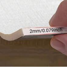 1 rolka o grubości 2 mm, 3D, teksturowana, samoprzylepna tapeta z lnu artystycznego, która nadaje ścianom wyjątkową wymiarowość, wodoodporna i odporna na wilgoć, odklejana i przyklejana, łatwa w dekoracji domu - idealny wybór do wystroju salonu - Wielokolorowe - Zobacz 4