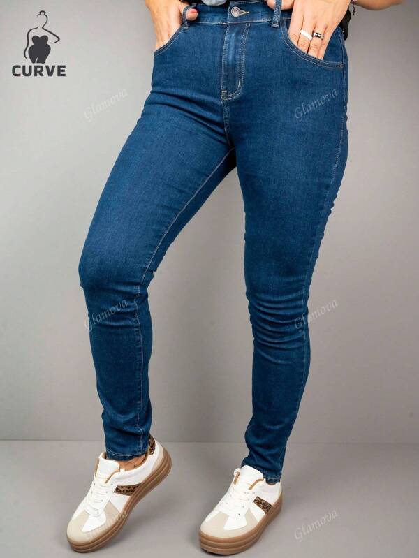 Donkere skinny jeans