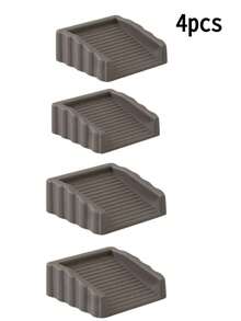 4个创意防风门挡，塑料磨砂门楔，门挡，防风门挡，防夹防撞门挡，适用于所有家庭，完美的乔迁礼物，保障家人安全，适用于家庭和办公室使用