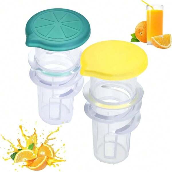 1 Pc Lemon Juicer Machine, Non-BPA Plastic Citrus Juicer, Compact Juicer Press For Oranges, Squeezing Limes For Cocktails, Beverages