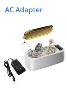 HYUNDAI Ultrasonic Cleaner, Professional High-Frequency Vibration Technology, Suitable For Glasses, Watch Bands, Coins, Earrings, Rings, Necklaces, Makeup Brushes, Etc. 360° Deep Cleaning, Multi-Functional Cleaning Assistant